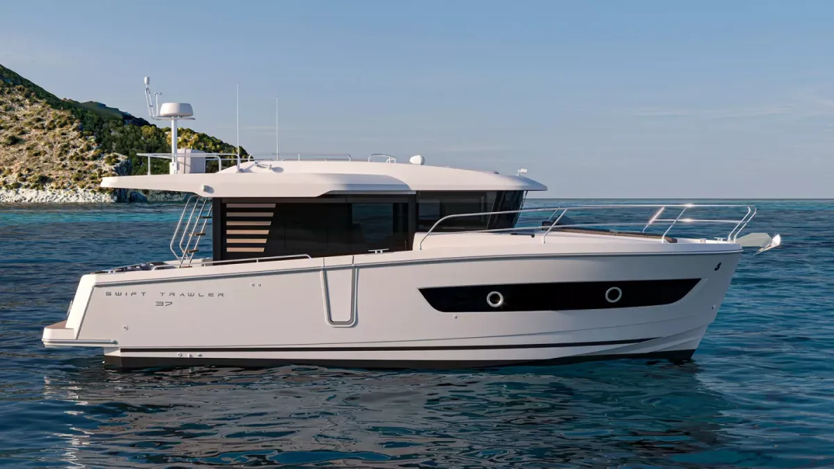 Beneteau Swift Trawler 37 Sedan 2020 bij Belgian Boat Service