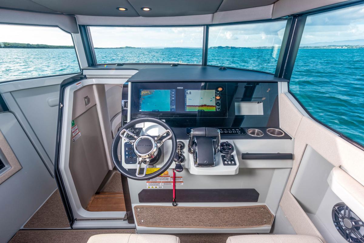 Saxdor Yachts 320 GTC 2020 bij Belgian Boat Service