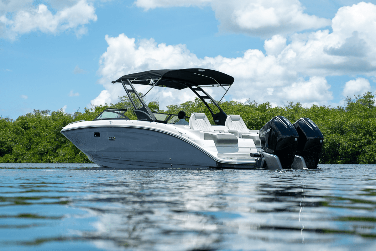 Sea Ray 290 SDX Outboard 2020 bij Belgian Boat Service